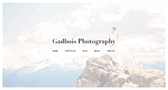 Desktop Screenshot of gadboisphotography.ca